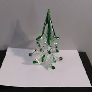VTG 1950'S-60'S Murano Hand Blown Glass X-Mas Tree